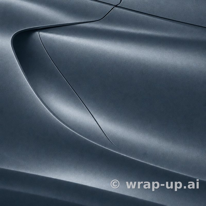 3M 2080 S87 Lunar Blue vinyl wrap color sample