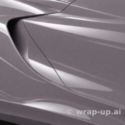 Inozetek PPF DPPF707 Misty Purple colored paint protection film sample