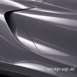 Inozetek PPF DPPF708 Metallic Provence Purple colored paint protection film sample