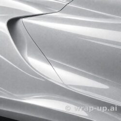 Inozetek PPF DPPF709 GT Silver colored paint protection film sample