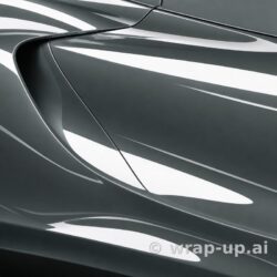 Inozetek PPF DPPF710 Metallic Sage Green colored paint protection film sample