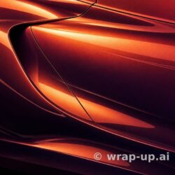 Inozetek PPF DPPF715 Chameleon Vampire colored paint protection film sample