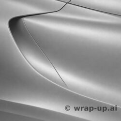Inozetek PPF DPPF805 Liquid Metallic Star Silver colored paint protection film sample
