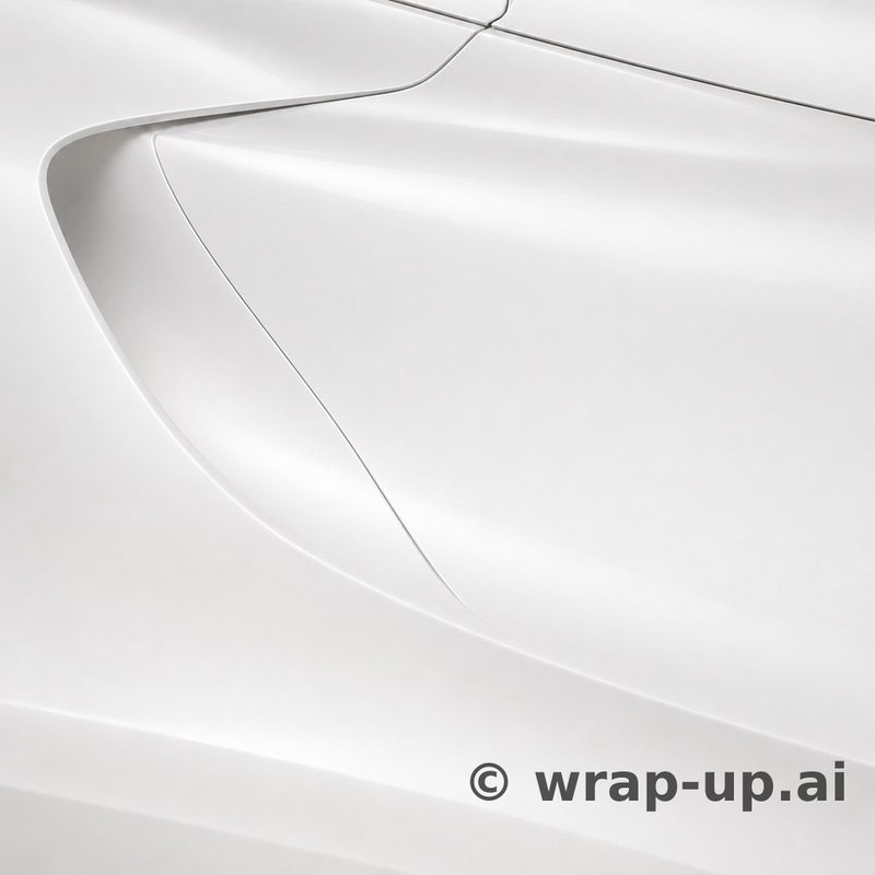 Inozetek PPF DPPF807 Satin White colored paint protection film sample