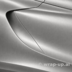 Inozetek PPF DPPF808 Liquid Metallic Silver colored paint protection film sample
