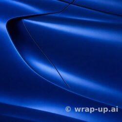 Inozetek PPF DPPF814 Liquid Azure Blue colored paint protection film sample