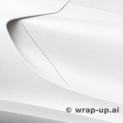 Inozetek PPF DPPF816 Frozen Matte White colored paint protection film sample