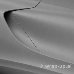Inozetek PPF DPPF818 Frozen Matte Shark Grey colored paint protection film sample