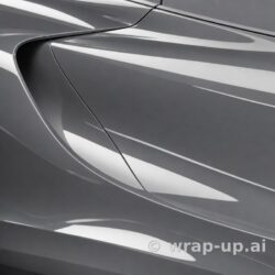 Inozetek PPF DPPF905 Falcon Grey colored paint protection film sample