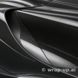 Inozetek PPF DPPF910 Carbon Fiber colored paint protection film sample