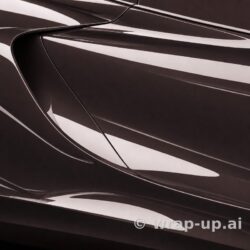 Inozetek PPF DPPF915 Metallic Black Cherry colored paint protection film sample