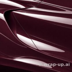 Inozetek PPF DPPF916 GLOSS Ruby Star colored paint protection film sample