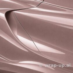 Inozetek PPF DPPF918 Metallic Blush Pink colored paint protection film sample