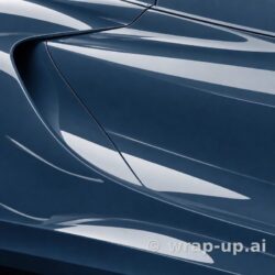 Inozetek PPF DPPF923 Pebble Blue colored paint protection film sample