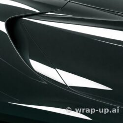 Inozetek PPF DPPF930 Metallic Dark Emerald colored paint protection film sample