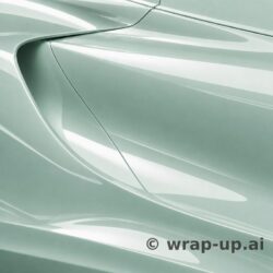 Inozetek PPF DPPF934 Light Mint colored paint protection film sample