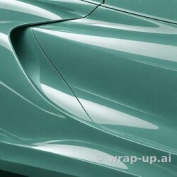 Inozetek PPF DPPF935 Tiffany Blue colored paint protection film sample