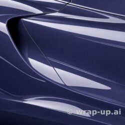 Inozetek PPF DPPF938 Gray Violet colored paint protection film sample