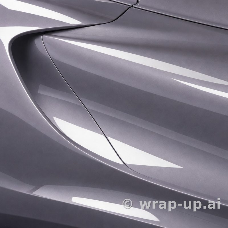 Inozetek PPF DPPF939 Pearl Purple Galaxy colored paint protection film sample