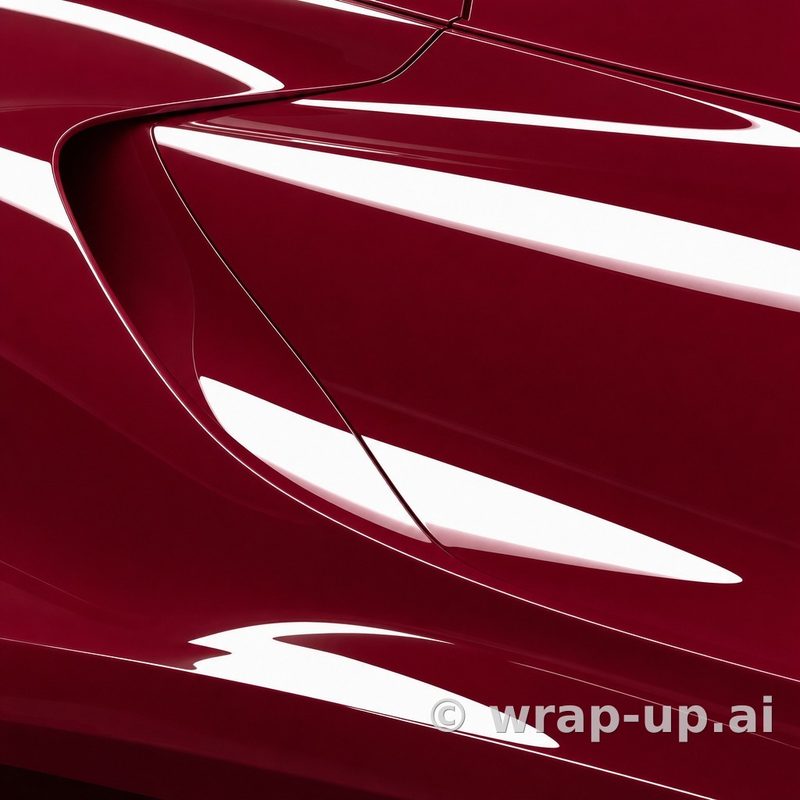 Inozetek PPF DPPF941 Hot Pink colored paint protection film sample