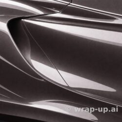 Inozetek PPF DPPF943 Metallic Frozen Berry colored paint protection film sample