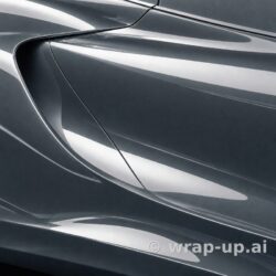 Inozetek PPF CPZE101-D Copaze Blue colored paint protection film sample