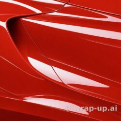 Inozetek PPF SD102 Sungset Orange colored paint protection film sample