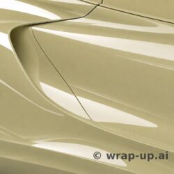 Inozetek PPF TBC101 The Boring White colored paint protection film sample