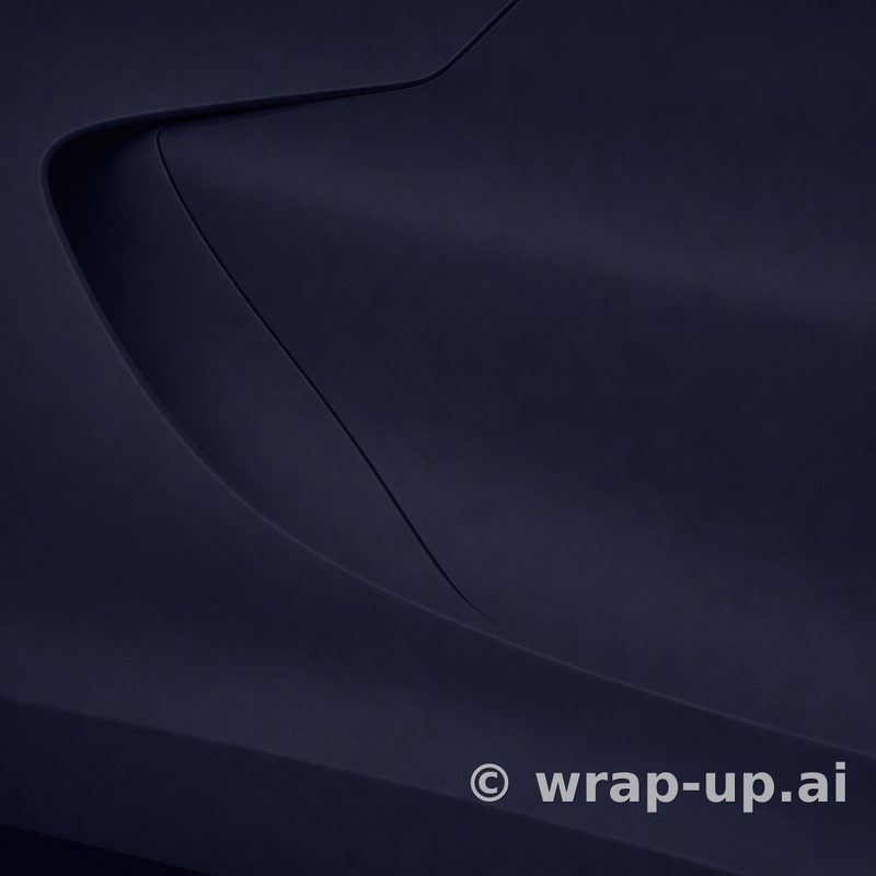 KPMF K75802 Absolute matte quantum blue vinyl wrap color sample