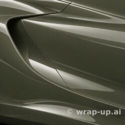 KPMF K75456 Gloss Metro Ultra Cast Combat Army Green vinyl wrap color sample