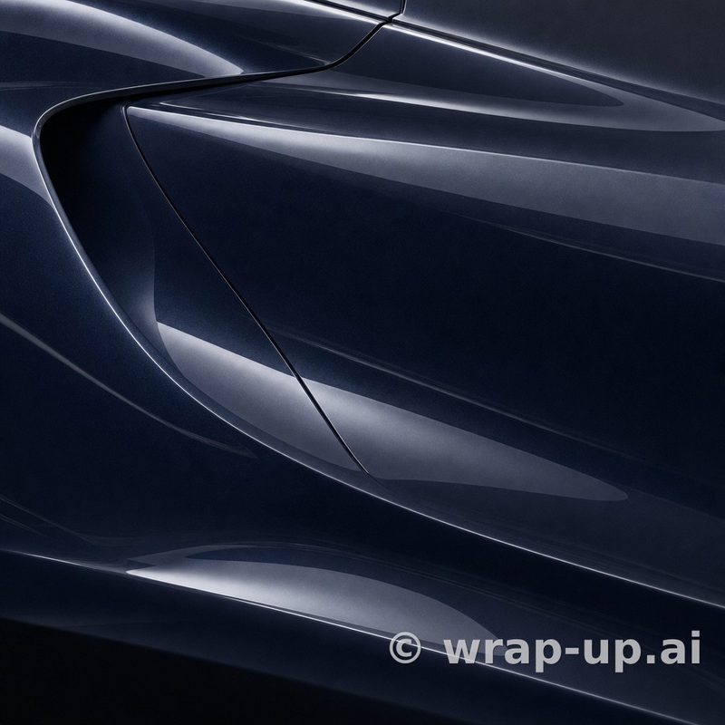 KPMF K75469 Blue Black Iridescent vinyl wrap color sample