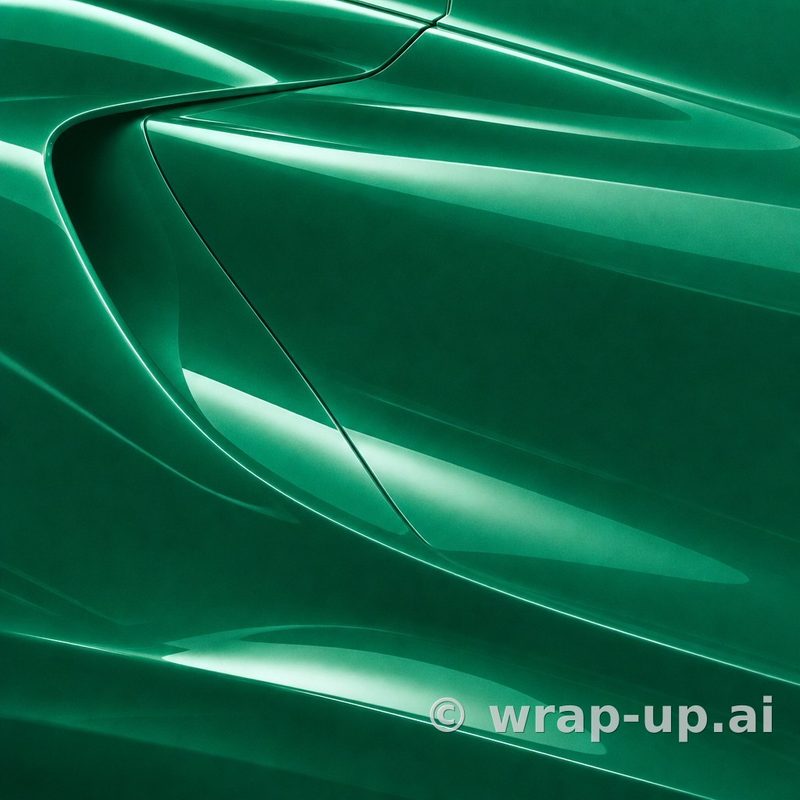 KPMF K75407 Envious Green vinyl wrap color sample