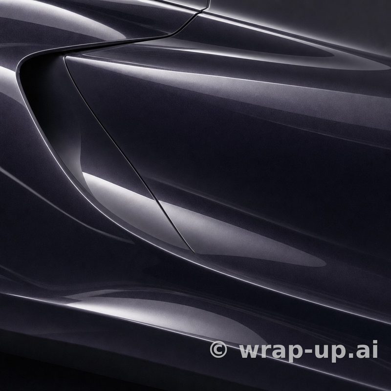 KPMF K75459 Hypnotic Black Violet vinyl wrap color sample
