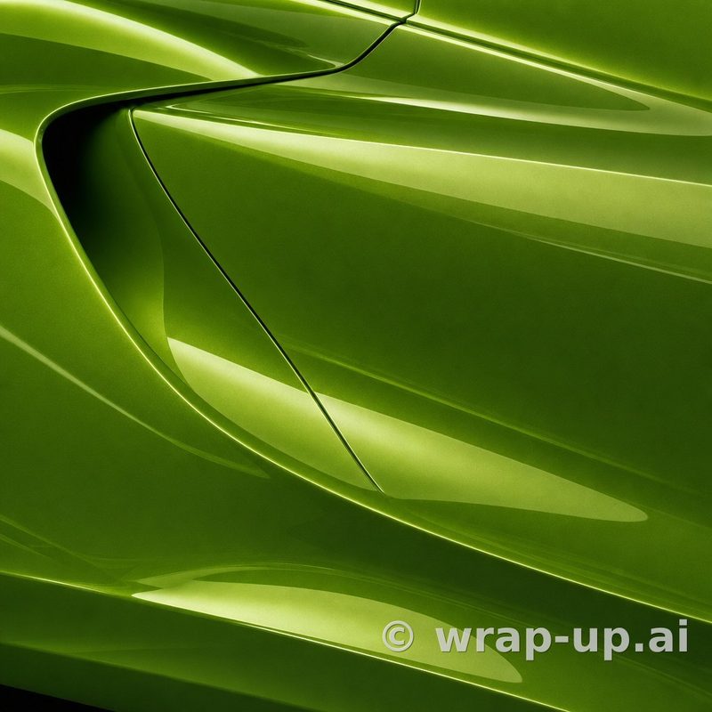 KPMF K75454 Metro Dynamic Lime vinyl wrap color sample