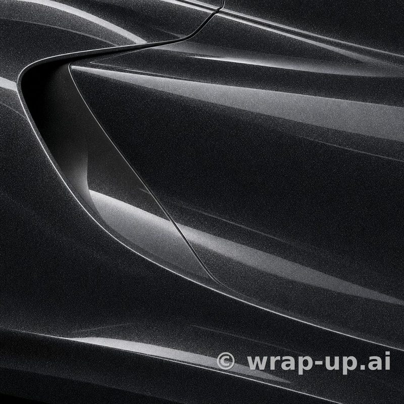 KPMF K75470 Morpheus Black vinyl wrap color sample