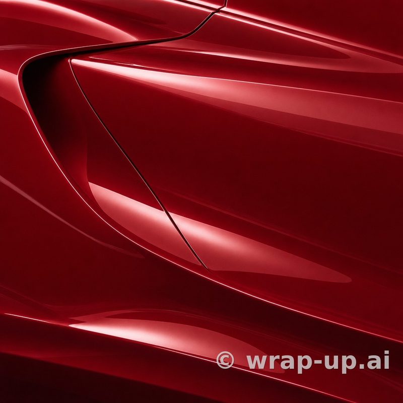 KPMF K75403 Vengeance Red vinyl wrap color sample