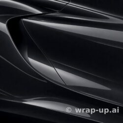 KPMF K88021 black vinyl wrap color sample