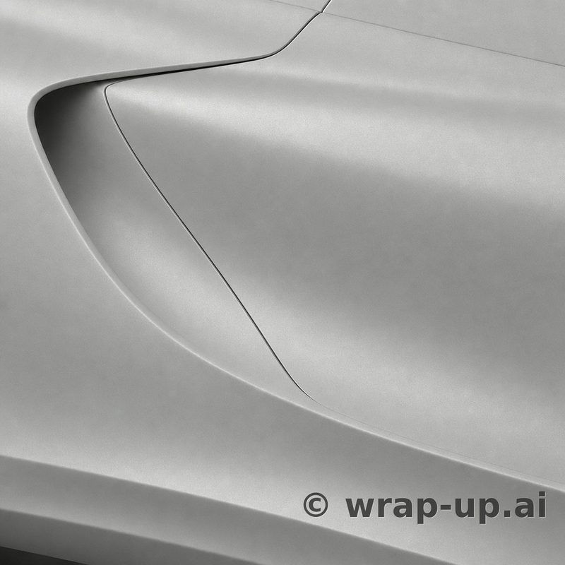KPMF K75540 Crystalline White vinyl wrap color sample