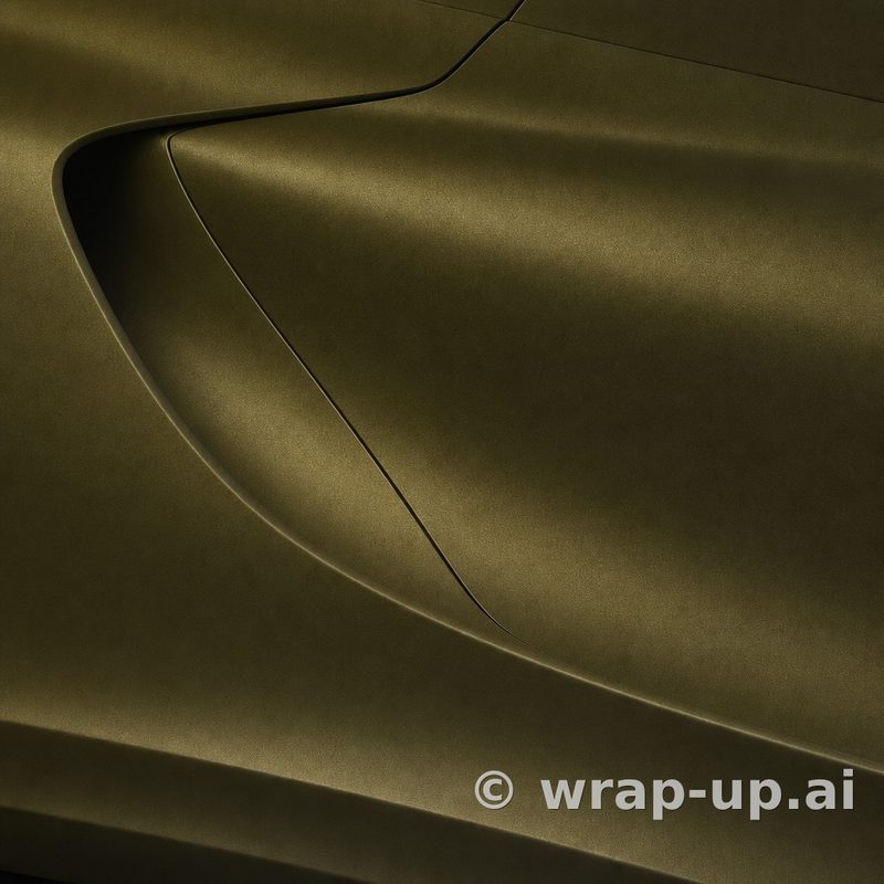 KPMF K75581 Gold Eclipse vinyl wrap color sample
