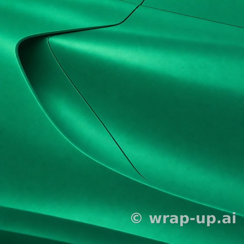 KPMF K75507 Iced Green Titanium vinyl wrap color sample