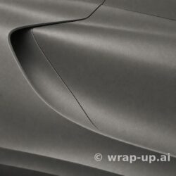 KPMF K75501 Iced Silver Titanium vinyl wrap color sample