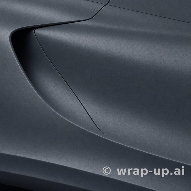 KPMF K75551 Magnetic Black vinyl wrap color sample