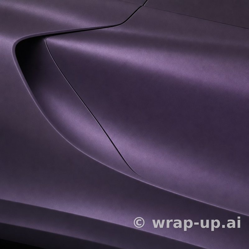 KPMF K75565 Purple Black iridescent vinyl wrap color sample