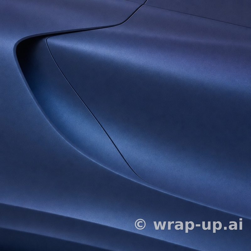 KPMF K75566 Purple-blue iridescent vinyl wrap color sample