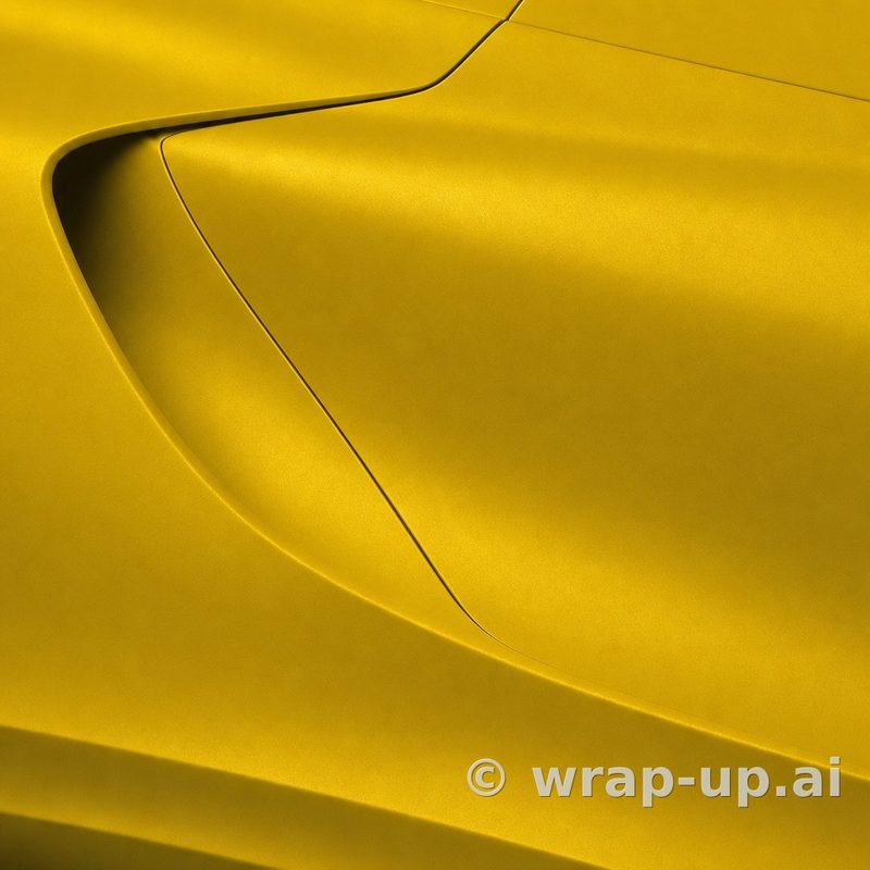 KPMF K75538 Sonic Yellow Pearl vinyl wrap color sample
