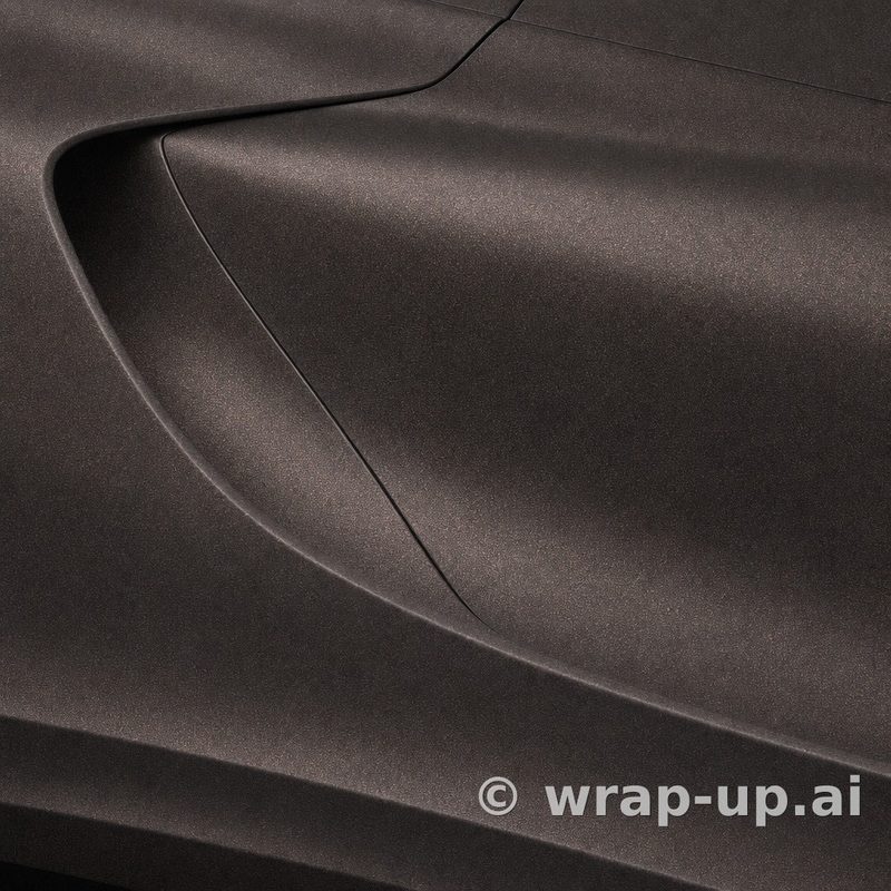 KPMF K75579 burnished bronze vinyl wrap color sample