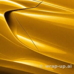 3M PWF G255 Gloss Solar Flare vinyl wrap color sample