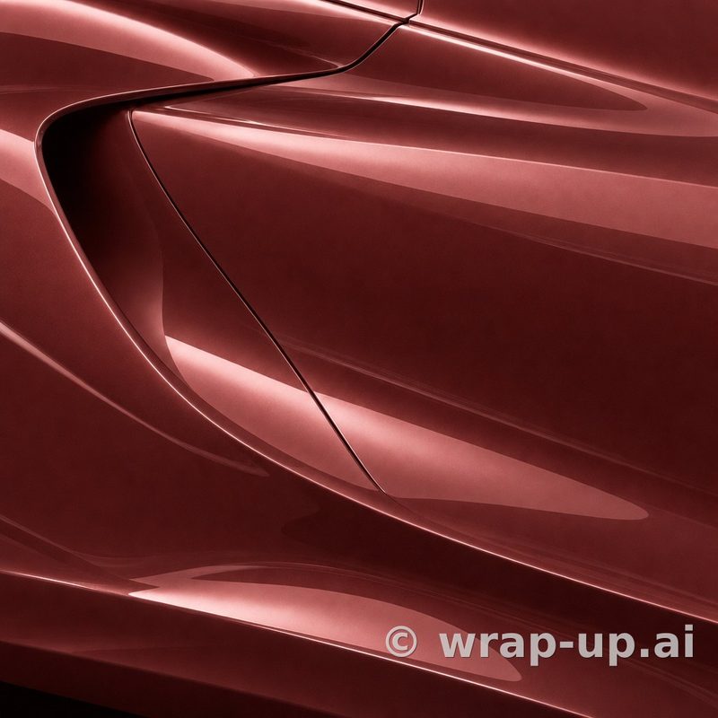 3M PWF GP263 Gloss Umbra Rosso vinyl wrap color sample