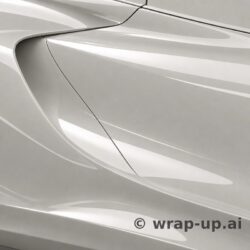 3M PWF G11 Gloss Bone Grey vinyl wrap color sample