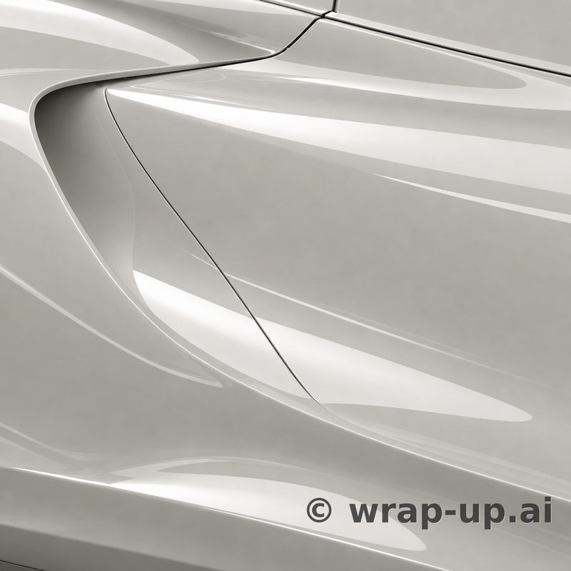 3M PWF G11 Gloss Bone Grey vinyl wrap color sample
